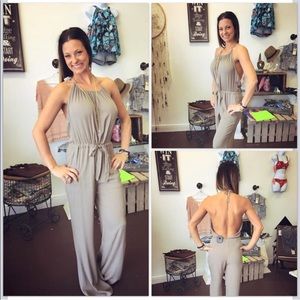 Olive green romper